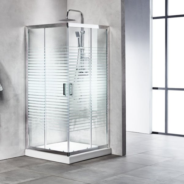 Καμπίνα Τετράγωνη Σεριγραφία New Line 80x80 cm